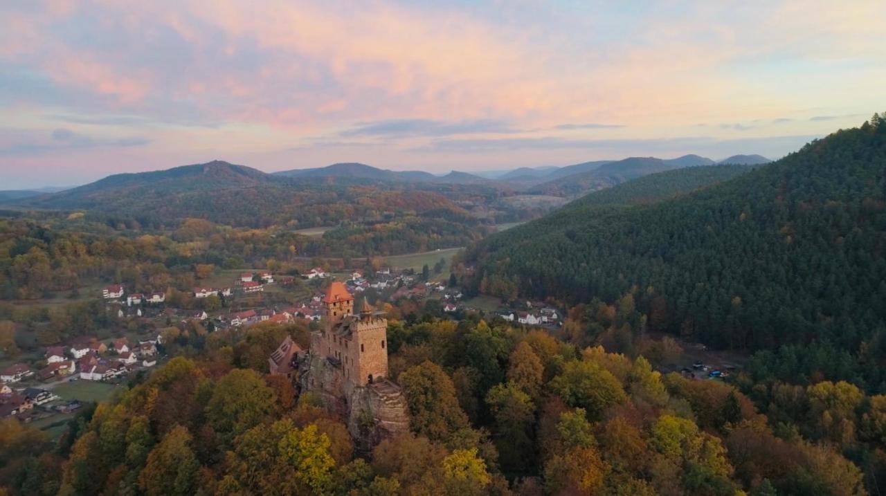 Ferienwohnung Am Waldrand Lemberg Esterno foto