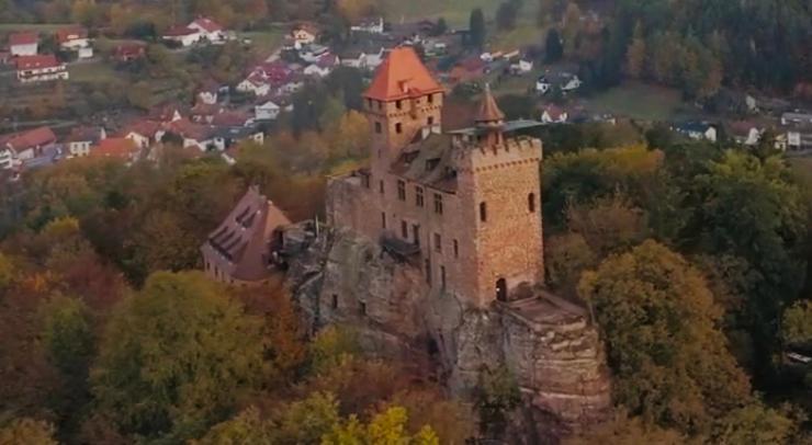 Ferienwohnung Am Waldrand Lemberg Esterno foto